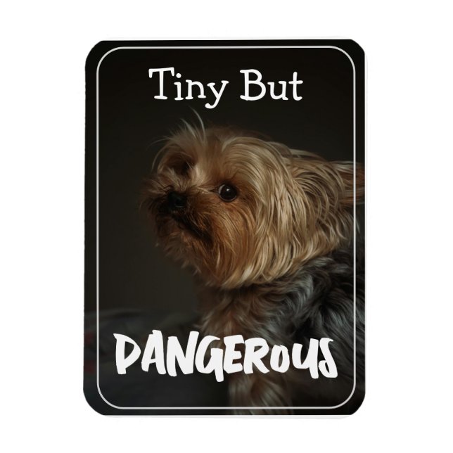 Cute Customizable Personalized Terrier Dog Mom Pet Magnet (Vertikal)