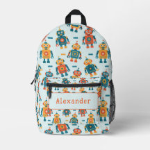 Cute Customizable Robot Print