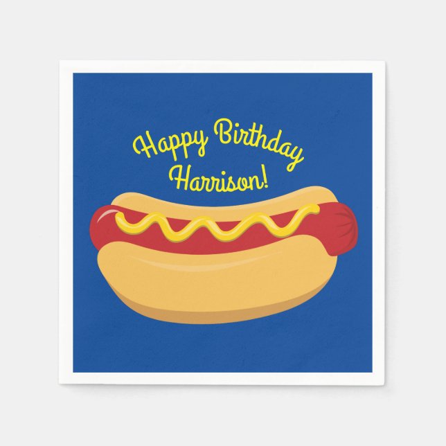 Cute Cute Hund i hett utfällning av utmatningskyla Pappersservett (Framsidan)