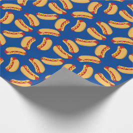 Cute Cute Hund i hett utfällning av utmatningskyla Presentpapper