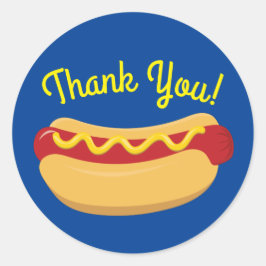 Cute Cute Hund i hett utfällning av utmatningskyla Runt Klistermärke