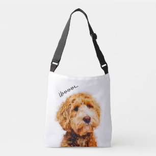 Cute Cute Pudel Hund Mönster Axelväska