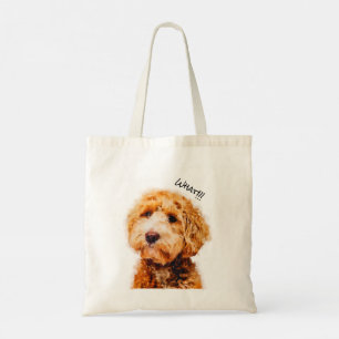 Cute Cute Pudel Hund Mönster Tygkasse