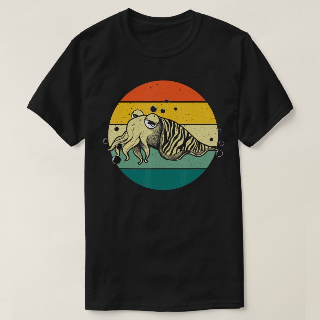 Cute Cuttlefish Design Manar Women Cuttlefish Älsk T Shirt (Design framsida)