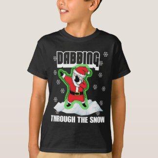 Cute DABBING GENOM SNÖ Ugly Sweater T-Shirt