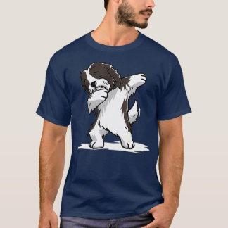 Cute Dabbing Havanese Dog  Funny Dab Dance Gift T Shirt