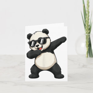 Cute Dabbing Panda Bear Outfit Boy Tonåring Manar  Kort