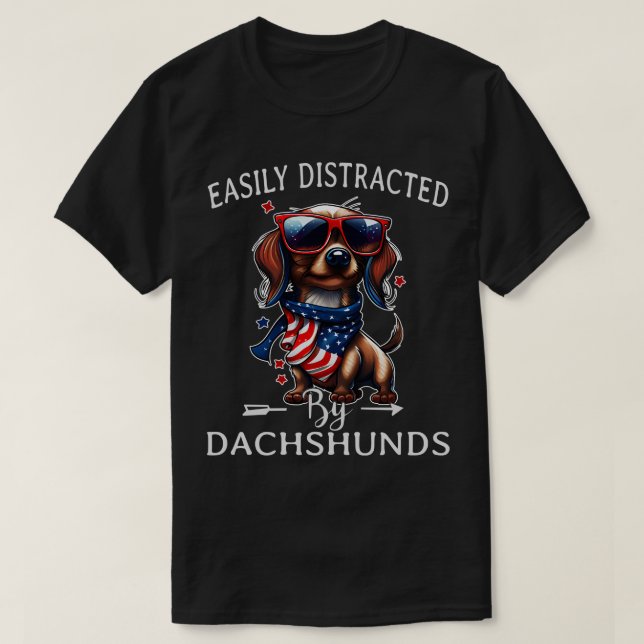 Cute dachshals 1 t shirt (Design framsida)