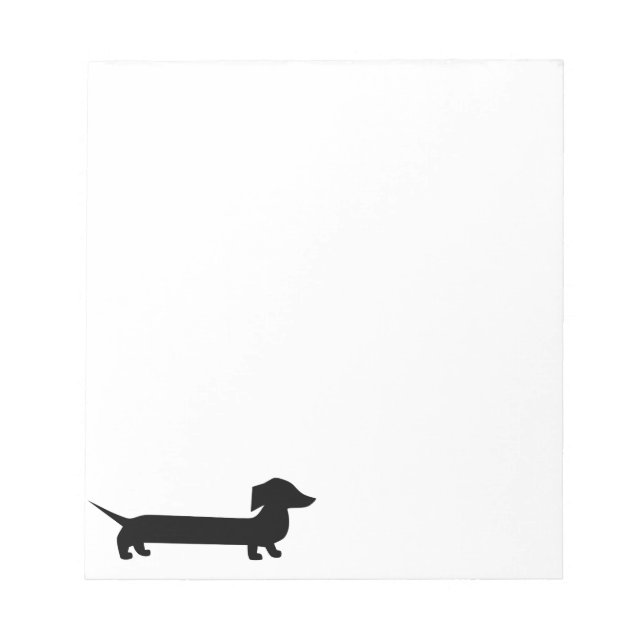 Cute Dachshund Anteckningsblock (Framsida)