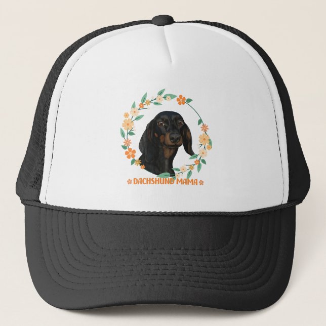 Cute Dachshund - Dachshund Mamma Keps (Framsida)