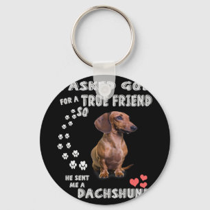 Cute Dachshund Doxie Girl Gifts Dachshund Mamma Nyckelring