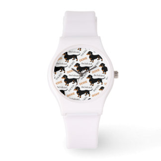 Cute Dachshund eller Doxie Mönster Armbandsur