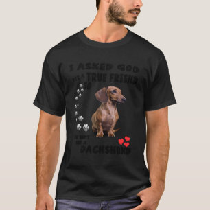Cute Dachshund Gift Wiener Weenie Hund älskare Dac T Shirt