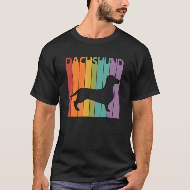 Cute Dachshund Hundägare T Shirt (Framsida)