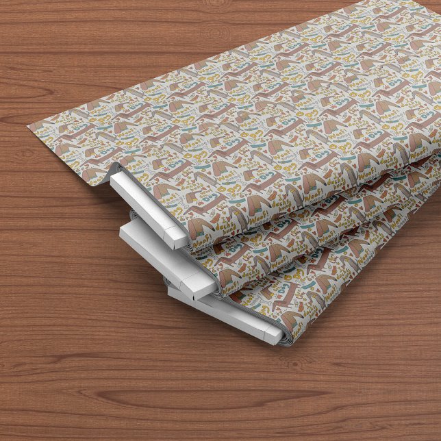 Cute Dachshund Hundar Tecknad  Seamless Mönster Tyg (Skapare uppladdad)