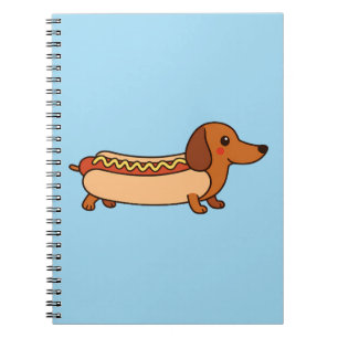 Cute Dachshund-jakt Anteckningsbok