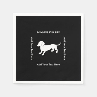 Cute Dachshund Pappersservett
