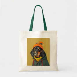 Cute Dachshund Tygkasse