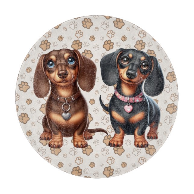 Cute Dachshund-vänner (Framsidan)
