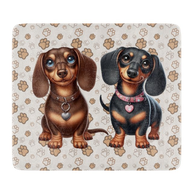 Cute Dachshund-vänner (Framsidan)