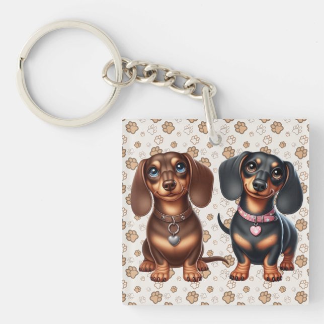 Cute Dachshund-vänner (Framsidan)