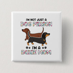 Cute Dachshund Wiener Doxies Hund Mamma Knapp