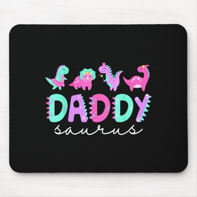 Cute Daddy Saurus Dad Dinosaur Birthday Boy Girl F Musmatta (Framsidan)