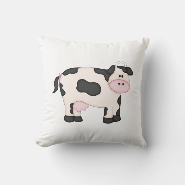 Cute Dairy Cow Kudde (Framsida)