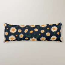 Cute Daisy Mönster Body Cushion