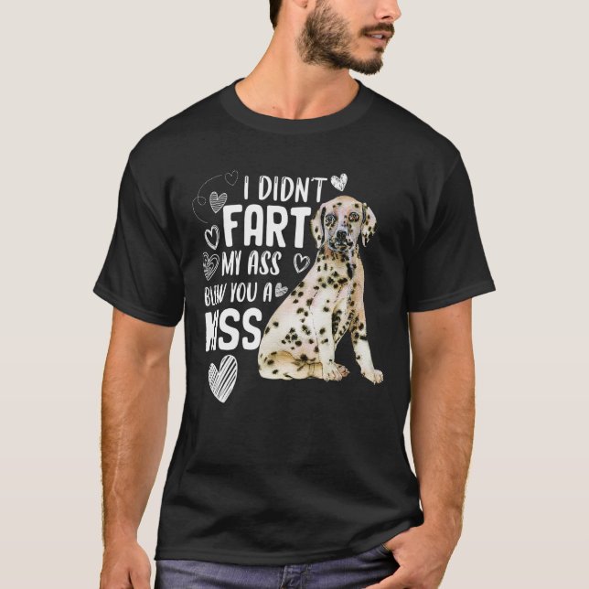 Cute Dalmatian Hund Puppy T Shirt (Framsida)