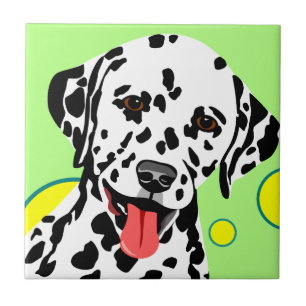 Cute Dalmatian Puppy Kakelplatta