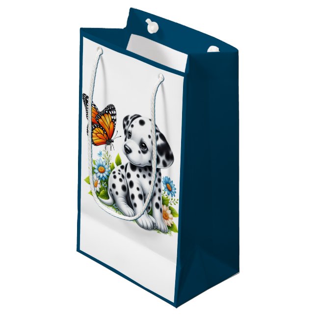 Cute Dalmatien/Butterfly-vänner (Framsidan Vinklad)