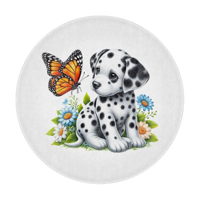 Cute Dalmatien/Butterfly-vänner (Framsidan)