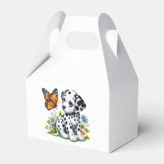 Cute Dalmatien/Butterfly-vänner Presentaskar (Framsidan Sidan)