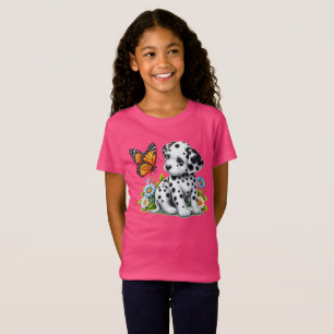Cute Dalmatien/Butterfly-vänner T Shirt