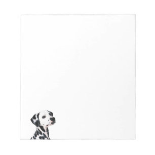 Cute Dalmatien Hund Anteckningsblock