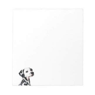 Cute Dalmatien Hund Anteckningsblock