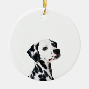 Cute Dalmatien Hund Julgransprydnad Keramik