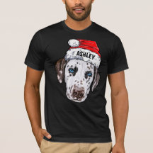 Cute Dalmatien jul Hat Big Hund