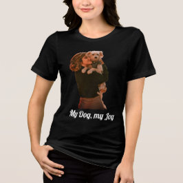 Cute dam med bärbar marionett t shirt