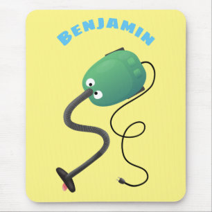 Cute dammsugare tecknad humor musmatta
