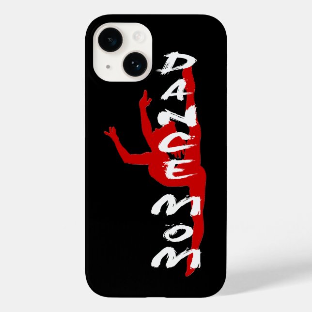 Cute Dance Mamma Design iphone case (Baksida)