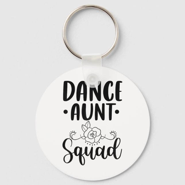 Cute Dance Moster Squad - Lustigt Dancing Proud Mo Nyckelring (Framsida)