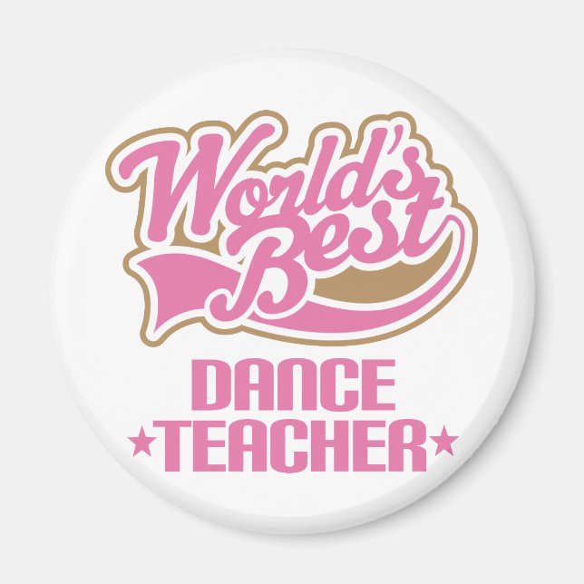 Cute Dance Teacher Magnet (Framsidan)