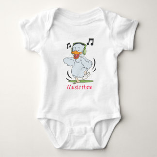 Cute Dancing Anka Baby Bodydress - Music Time Desi T Shirt