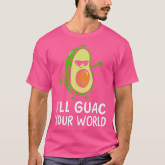 Cute Dancing Avocado Vegan Food Graphic Guac T Shirt
