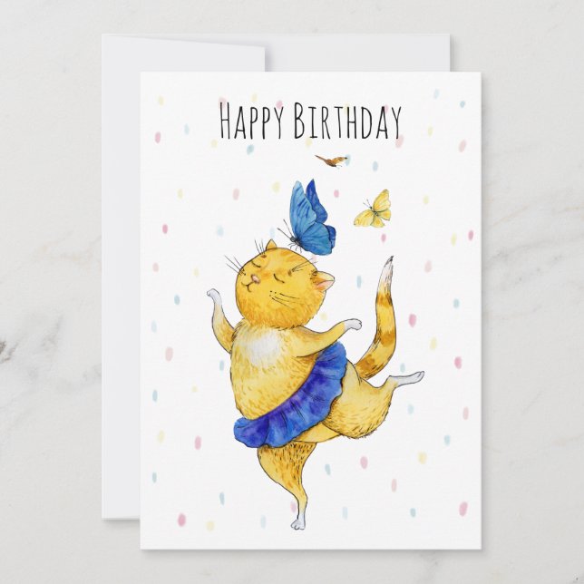 Cute Dancing Cat (Framsida)