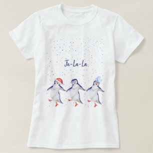 Cute Dancing Penguins jul T Shirt