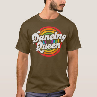Cute Dancing Queen Roller Disco Outfit 70s Costume T Shirt