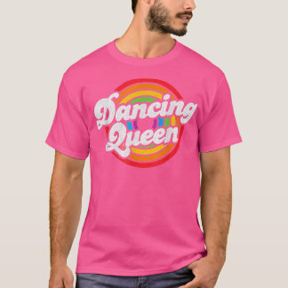 Cute Dancing Queen Roller Disco Outfit 70s Costume T Shirt